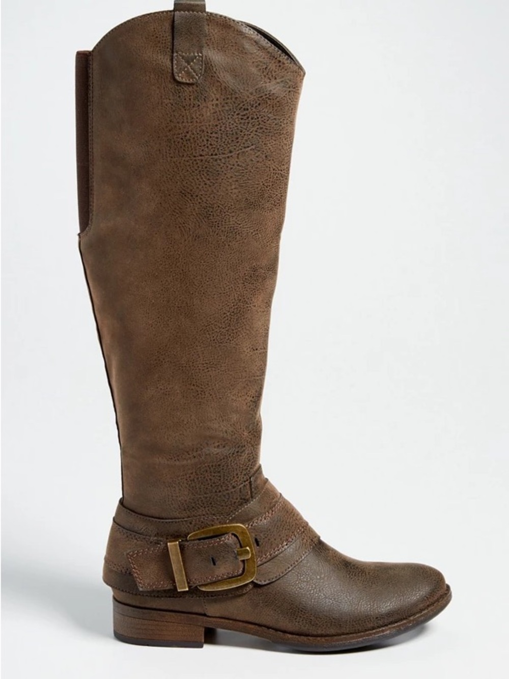Maurices Brown Over-the-Knee Buckle Riding Boots